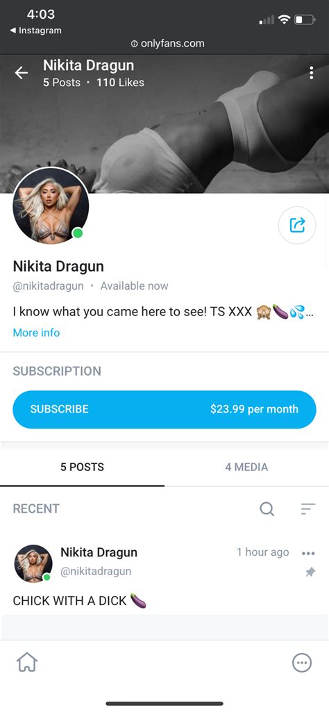 OnlyFans @nikitadragun